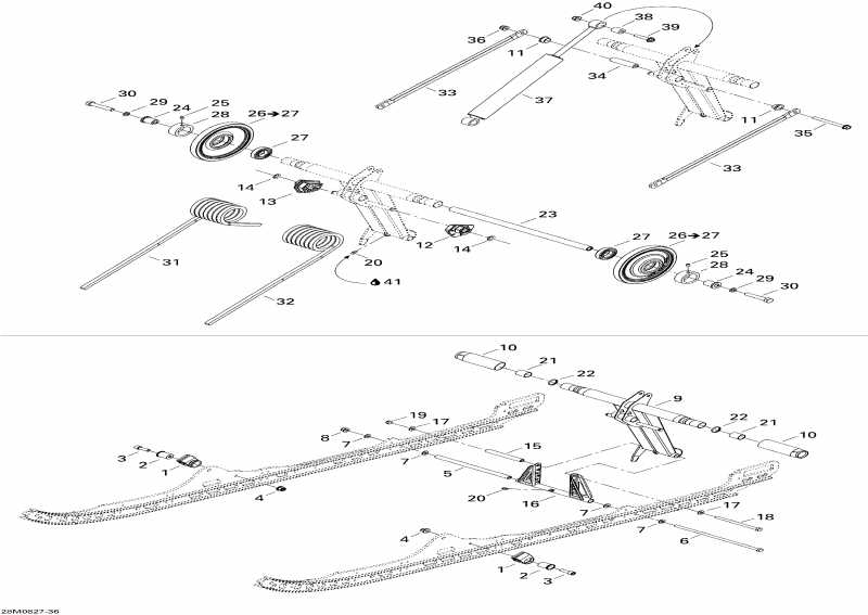 �������� SkiDoo Summit EVEREST 800R, 2008 ������ - Rear �����