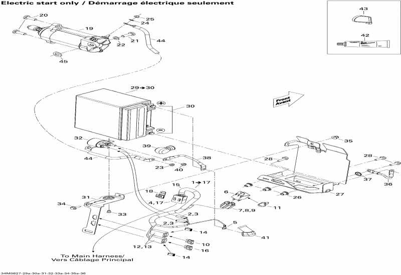Summit EVEREST 800R, 2008  - Battery And Starter