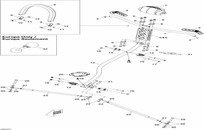 �������� SKIDOO Summit X 800R, 2008 ������ - Steering