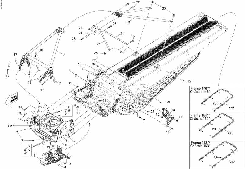 �������� Skidoo Summit X 800R, 2008 ������ - ���� � Components