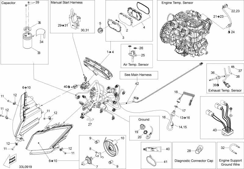 ski-doo Expedition TUV 600 H.O. SDI REV-XU, 2009 - Electrical System