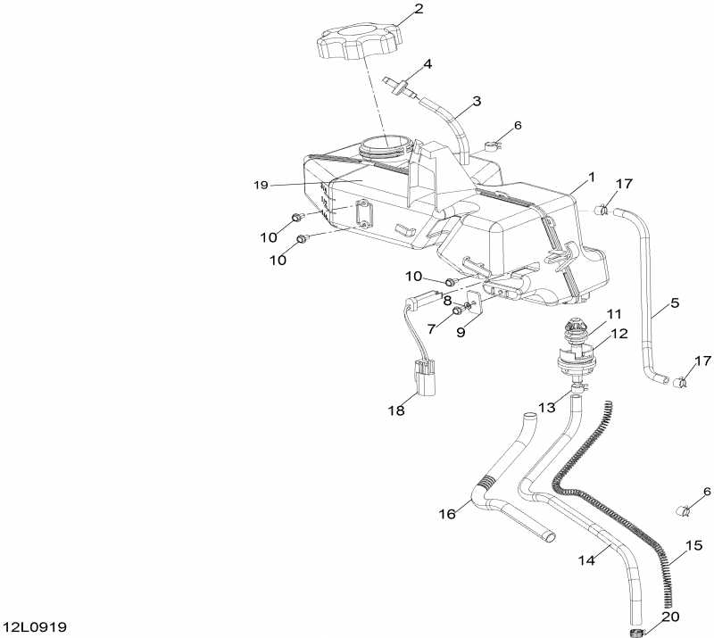 snowmobile - Oil System