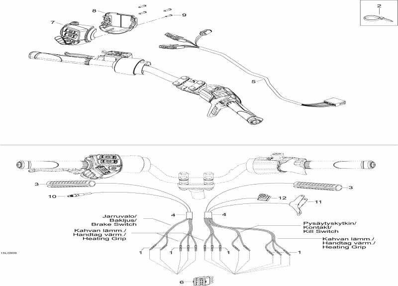   Expedition TUV V800 4-TEC, 2009 - Steering Wiring Harness