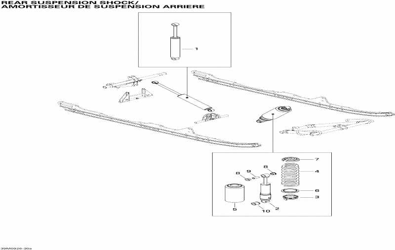 Skidoo Freestyle Back Country, 2009 - Rear Suspension Shocks
