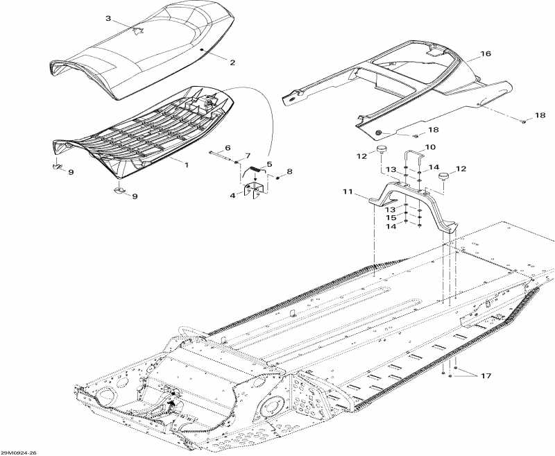 snowmobile - Seat