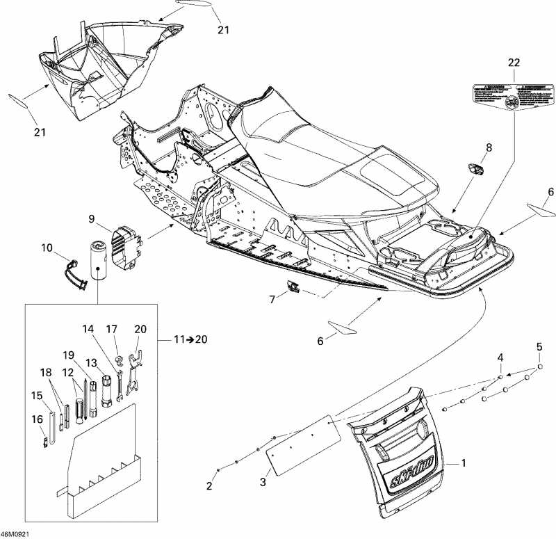 snowmobile ski-doo - Utilities