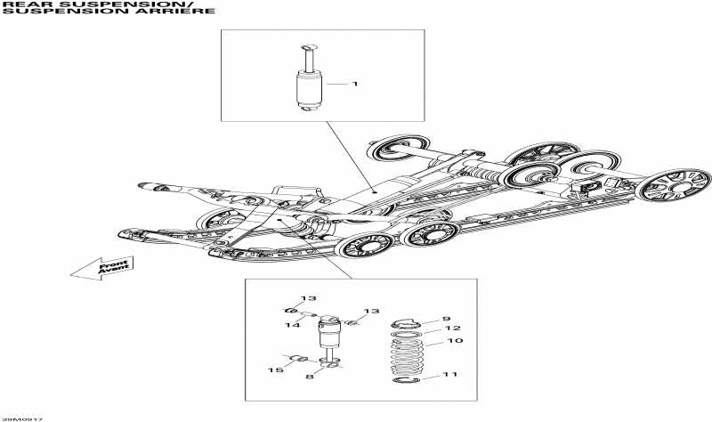  BRP SkiDoo GSX Limited 1200 4-TEC, 2009 -   Shocks