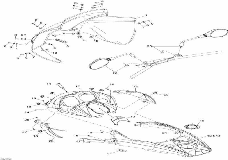  Ski Doo - Windshield And Console