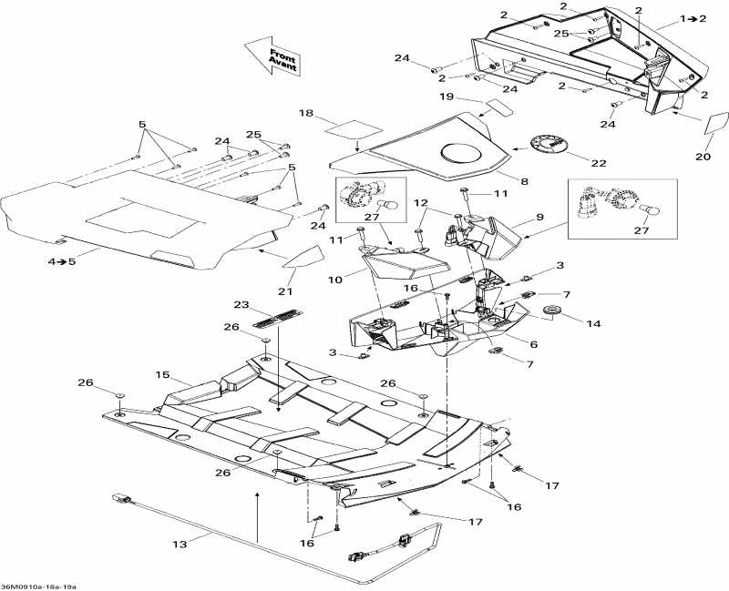snowmobile Skidoo  GTX SE 1200 4-TEC, 2009 - Luggage Rack