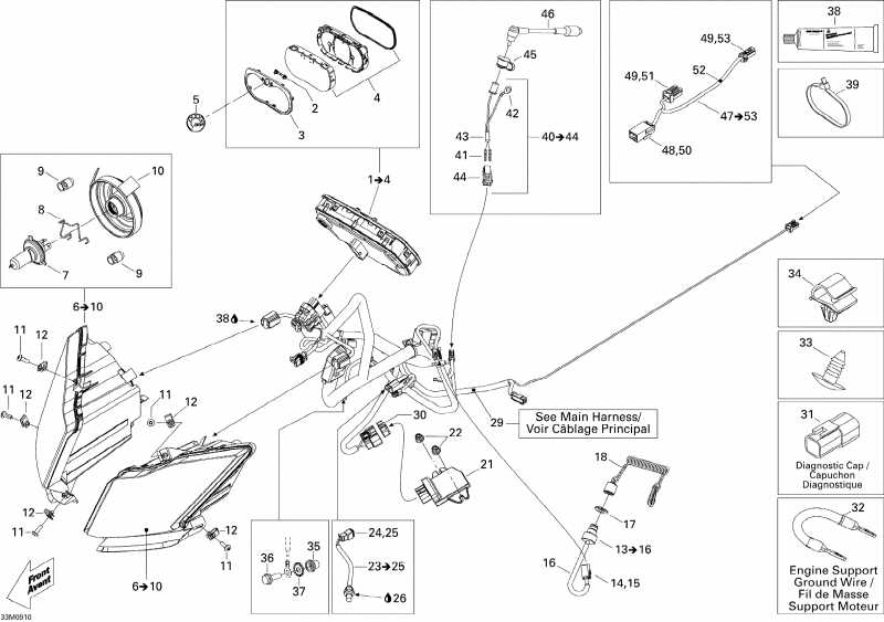 Skidoo GTX Sport 500SS, 2009 - Electrical System