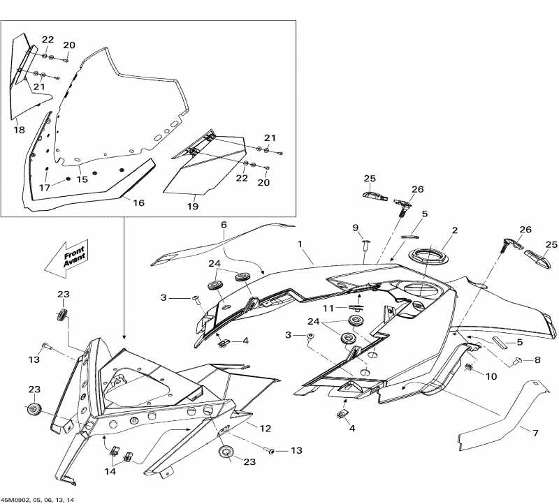 �������� Ski Doo ������ MX Z Adrenaline 600 H.O. E-TEC, 2009 - �������� ������ � Console