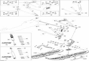 07-     X (07- Front Suspension And Ski X)