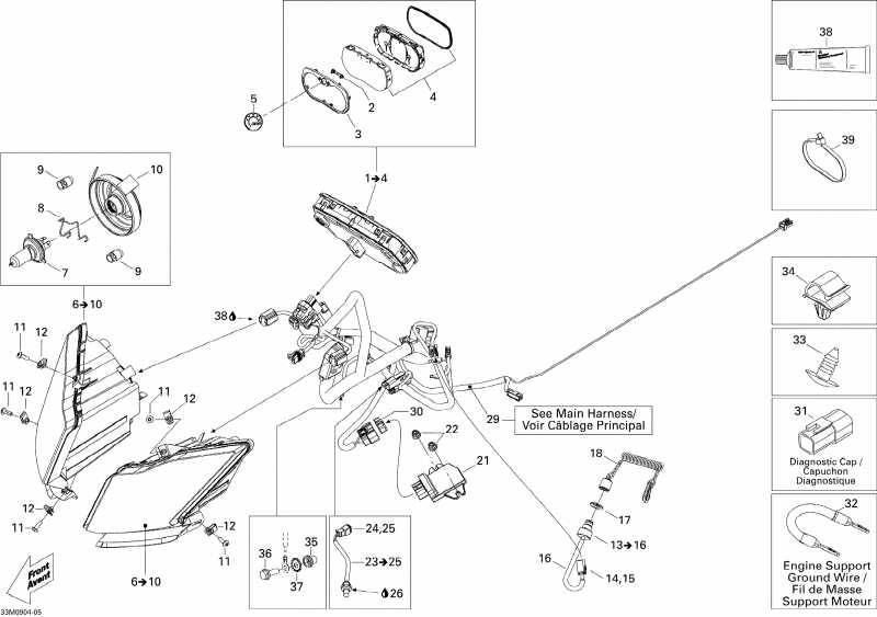  Skidoo MX Z TNT 500SS, 2009 -  System