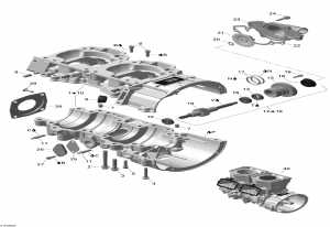 01-      (01- Crankcase And Water Pump)