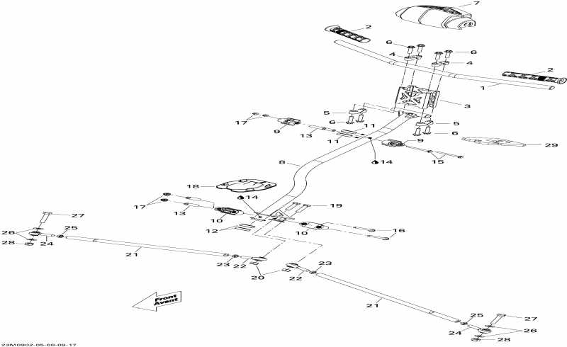  Ski-doo  MX Z Trail, 2009 - Steering