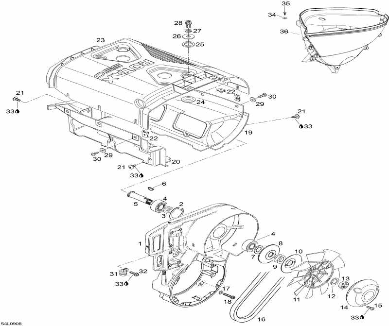 snowmobile BRP SkiDoo - Fan