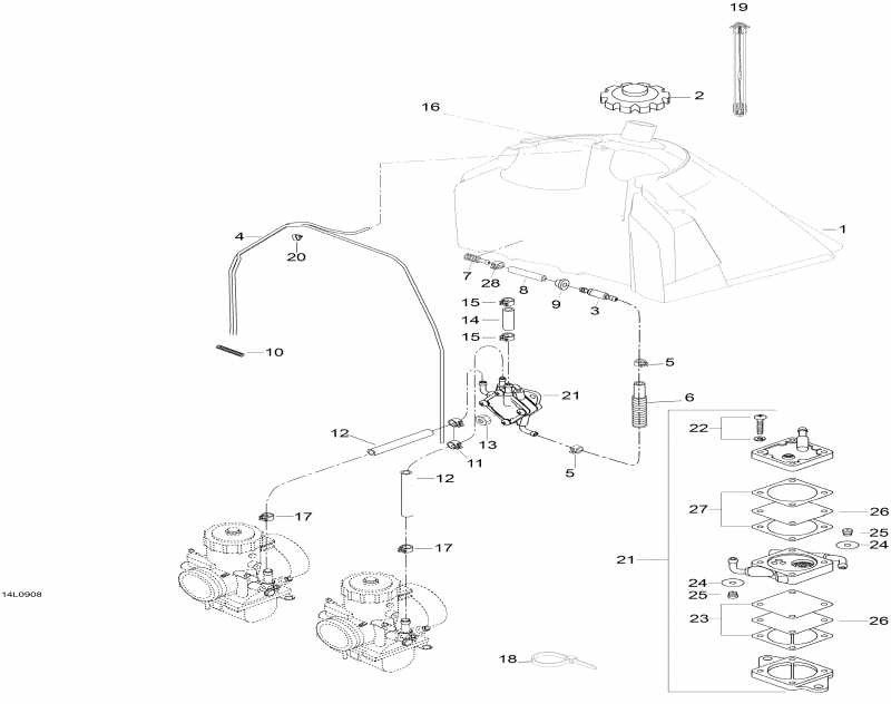   Skandic SUV, 2009 - Fuel System