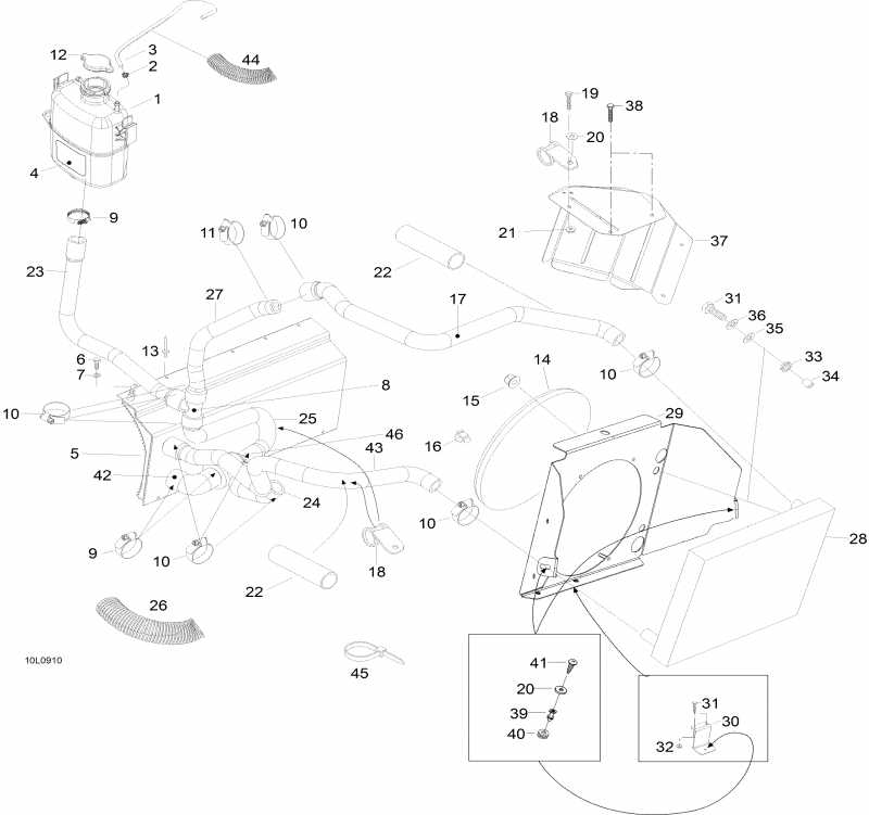Ski-doo Skandic SWT, 2009  - Cooling System