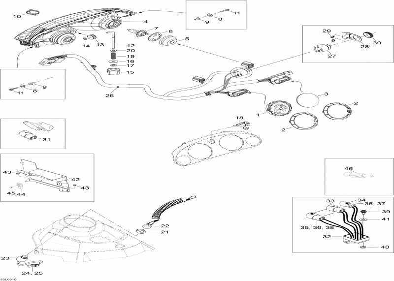 snowmobile Skidoo Skandic SWT, 2009 - Electrical Accessories