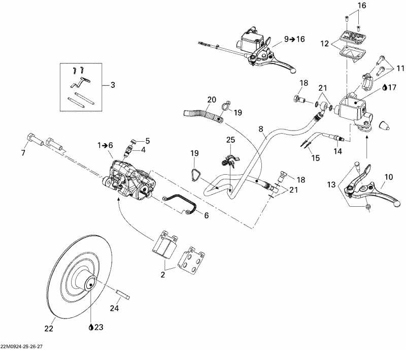 snowmobile ski-doo Skandic Tundra, 2009 ������ - Hydraulic Brakes