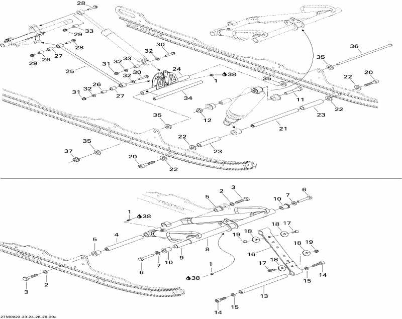 snowmobile Skidoo  Skandic Tundra, 2009 - Front Arm