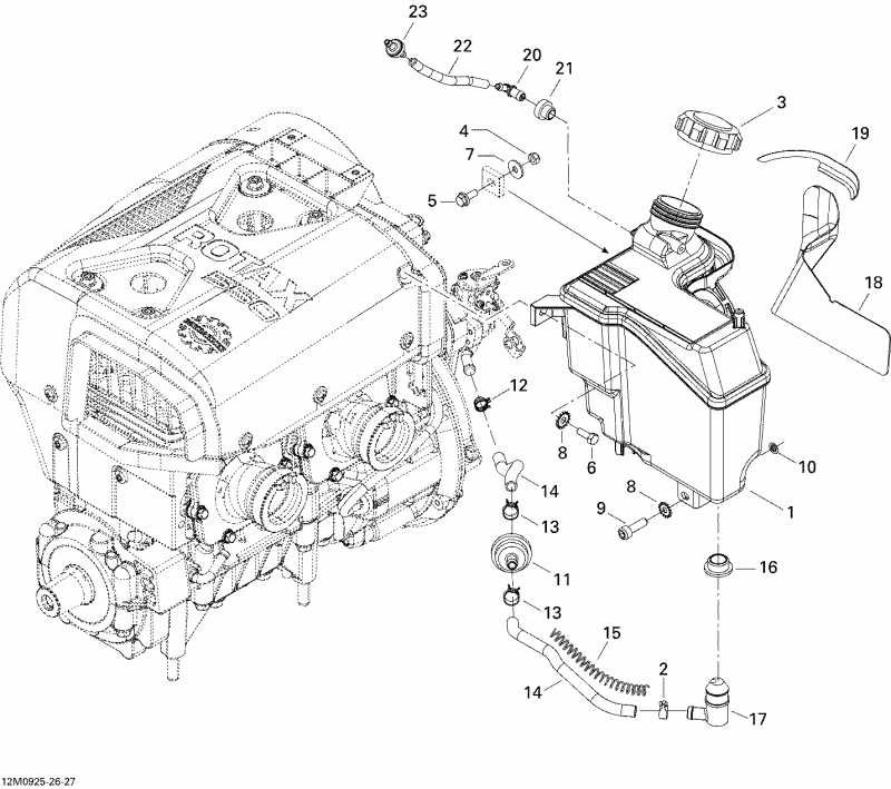 �������� Ski Doo Skandic Tundra LT 550F, 2009 - Oil System