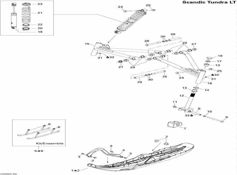  SkiDoo Skandic Tundra LT 550F, 2009 -    