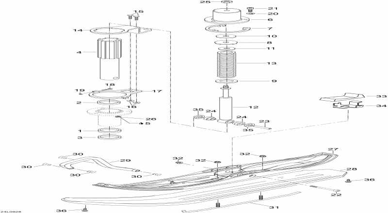  Ski-doo - Front Suspension And Ski