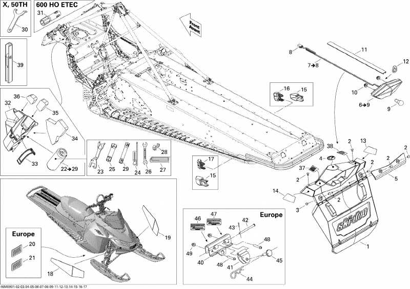  Ski Doo Summit Everest 500SS, 2009  - Utilities 500ss