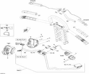 10-   Wi   500ss, 800r (10- Steering Wiring Harness 500ss, 800r)