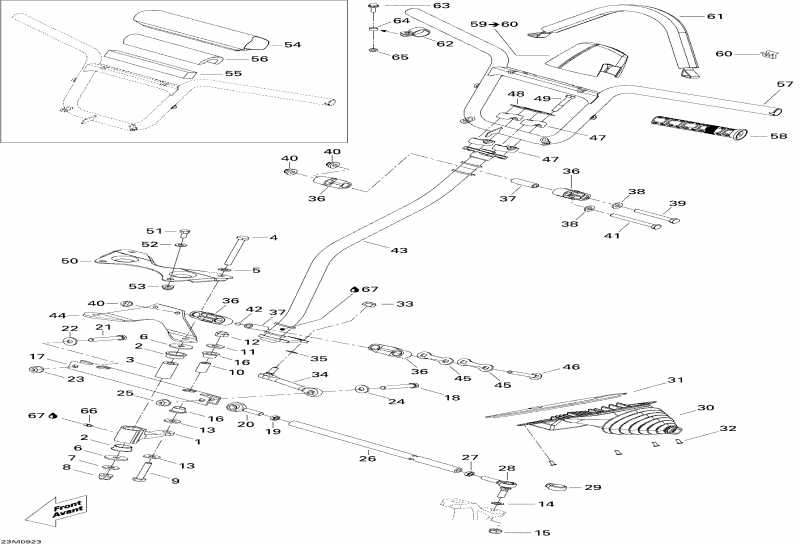 �������� Ski Doo ������ Summit Fan, 2009 - Steering