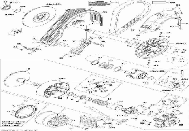  Skidoo  Summit HillClimb Edition, 2009 - Pulley System