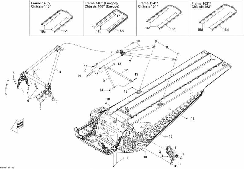 �������� SKIDOO Summit X 600 H.O. E-TEC, 2009 - Frame And Components 2