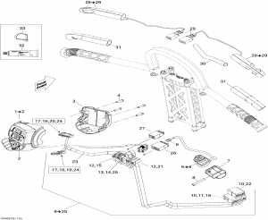 10-   Wi   600 Ho (10- Steering Wiring Harness 600 Ho)