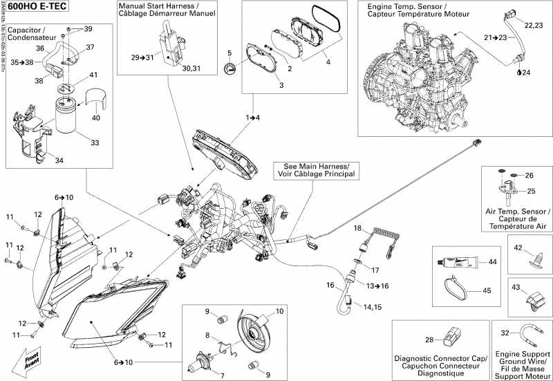  BRP - Electrical System 600 Ho