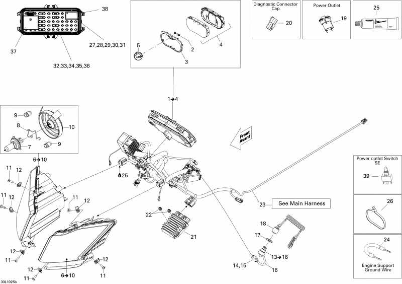 snowmobile ski-doo Expedition TUV SE 1200 REV-XU, 2010 - Electrical System Se