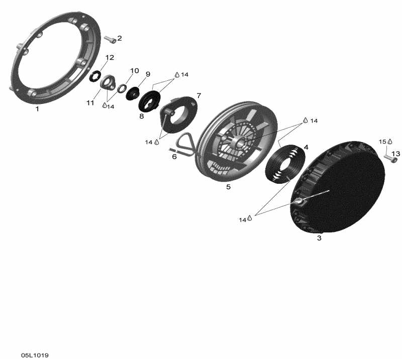   Expedition TUV SE 600HO SDI XU, 2010  - Rewind Starter