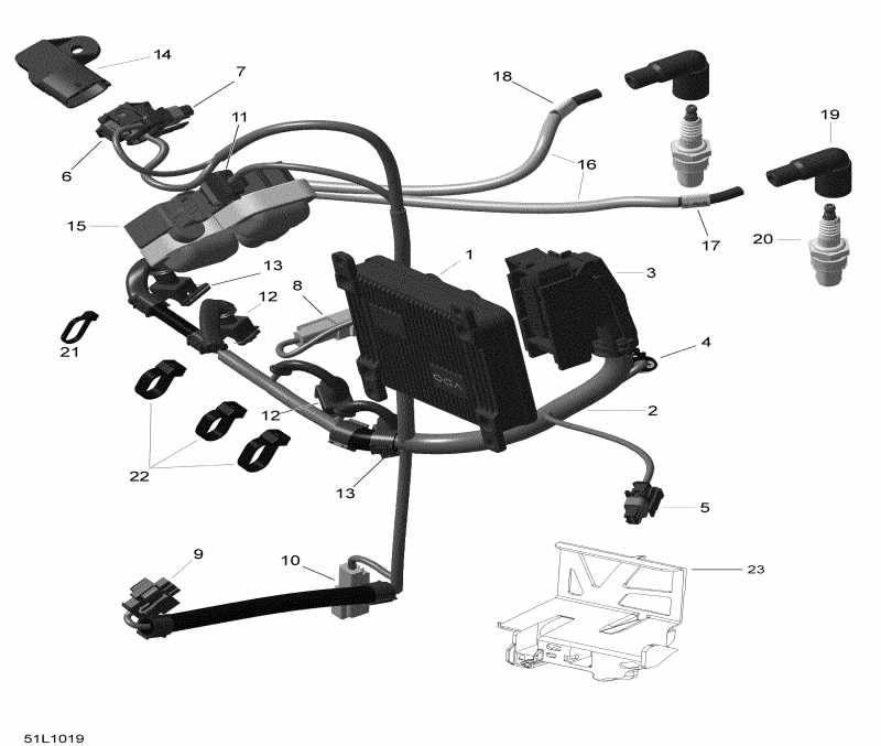 snowmobile Ski Doo Expedition TUV SE 600HO SDI XU, 2010 -     Electronic Module