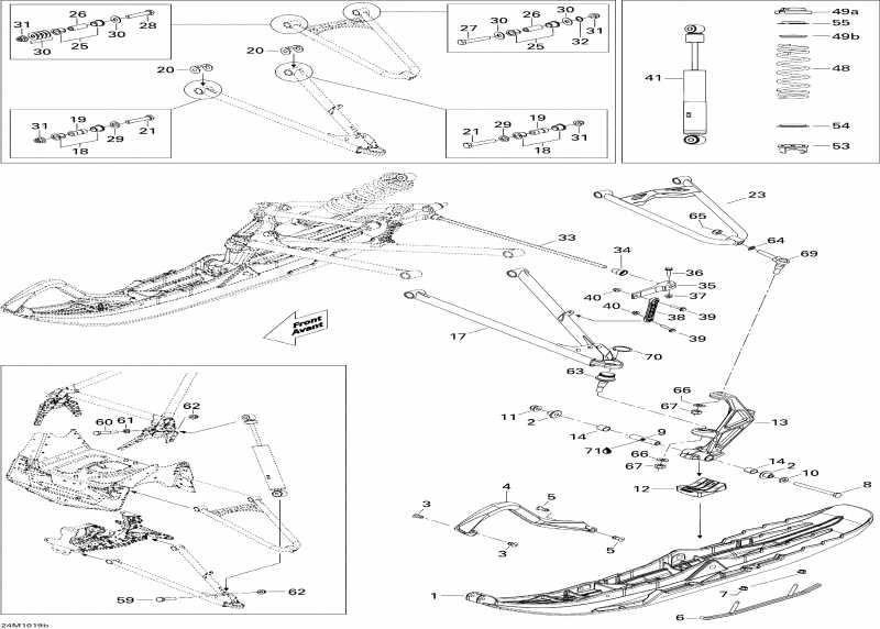 snowmobile  Grand-Touring LE 1200, 2010 - Front Suspension And Ski Le 1200, Europe