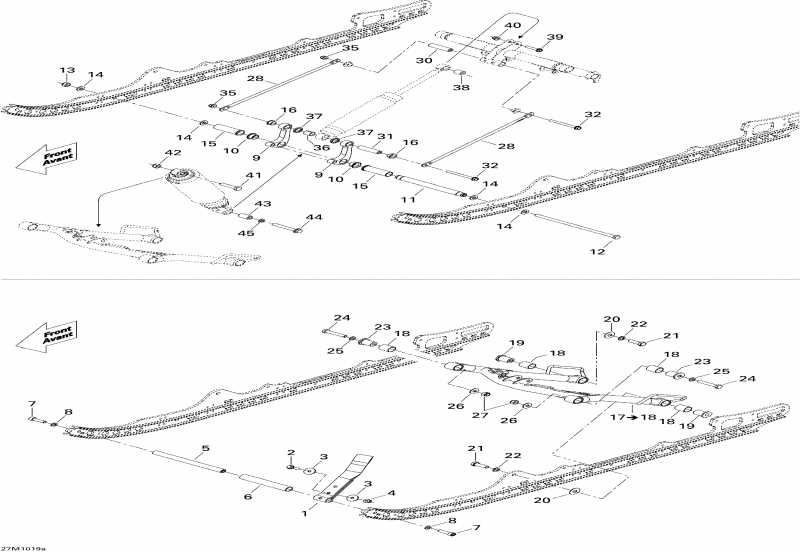 Ski-doo Grand-Touring LE 1200, 2010 - Front Arm 1, Le
