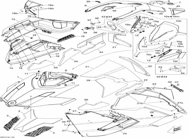 snowmobile  Grand-Touring LE 1200, 2010  - Hood Le