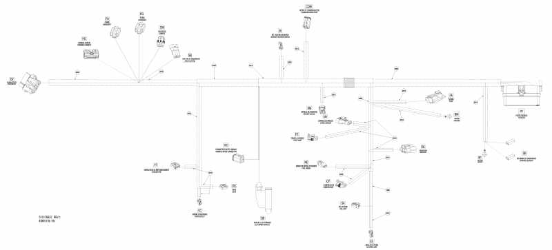  Ski-doo Grand-Touring SE 1200, 2010  - Electrical Harness 1200