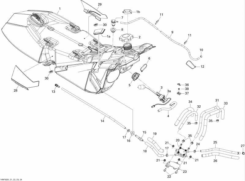 ski-doo Grand-Touring Sport 550F, 2010 - Fuel System