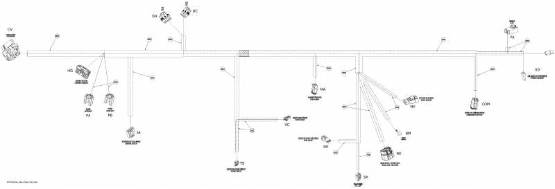  Ski-doo  Grand-Touring Sport 550F, 2010 - Electrical Harness 1