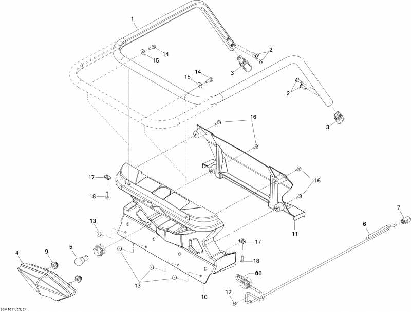 Skidoo Grand-Touring Sport 600, 2010 - Luggage Rack