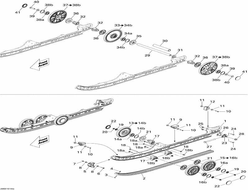  Ski-doo  GSX LE 1200, 2010 - Rear Suspension 1, Le