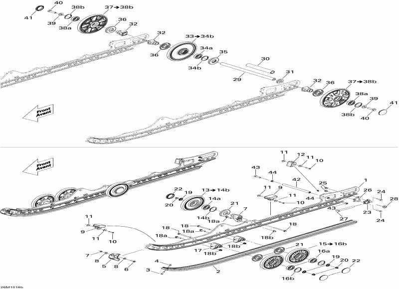 ski-doo  GSX SE 1200, 2010 - Rear Suspension 2, Se