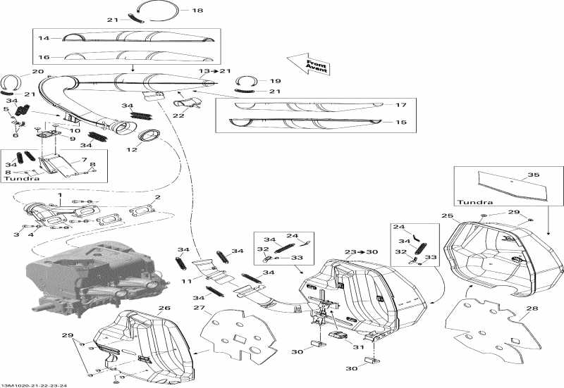 snowmobile ski-doo - Exhaust System