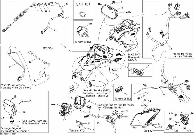 snowmobile BRP GSX Sport 550F, 2010  - Electrical Accessories