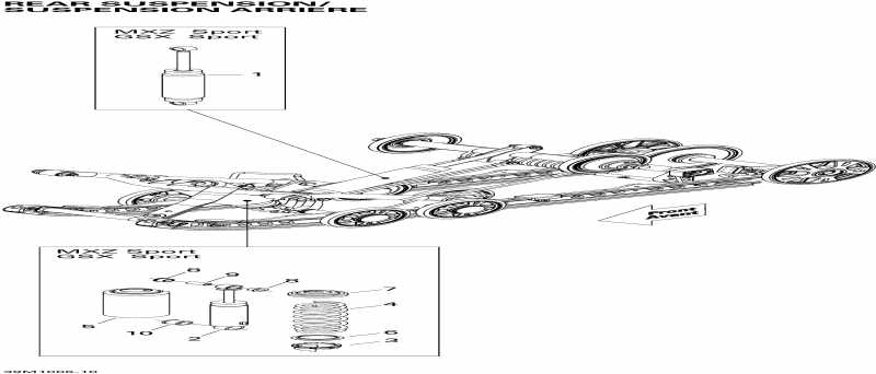 �������� BRP SkiDoo MX Z SPORT 600, 2010 ������ - ������ �������� Shocks 500ss